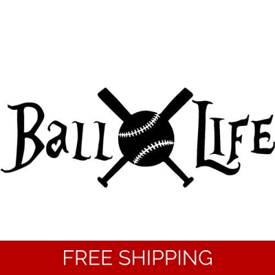 Ball life Softball Baseball Sports Die Cut Vinyl Decal sticker Ball life Softball Baseball Sports Die Cut Vinyl Decal sticker
